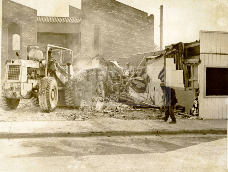 Demolished Ken Clark Insurance Office  - 609 Mill Ave.