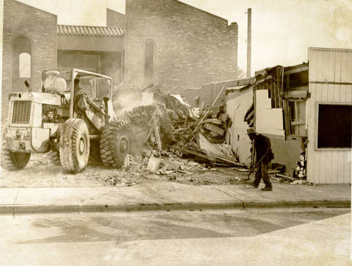 Demolished Ken Clark Insurance Office  - 609 Mill Ave.