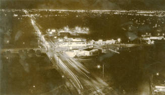 Rural and Universty at night from Manzanita