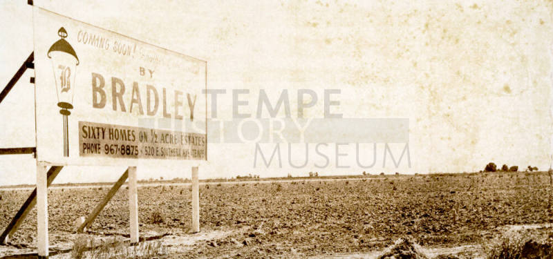Bradley Homes "Coming Soon", Tempe