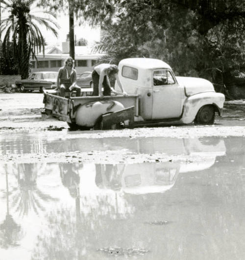 Pickup Truck Stuck in the Mud