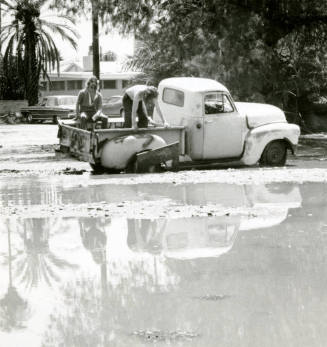 Pickup Truck Stuck in the Mud