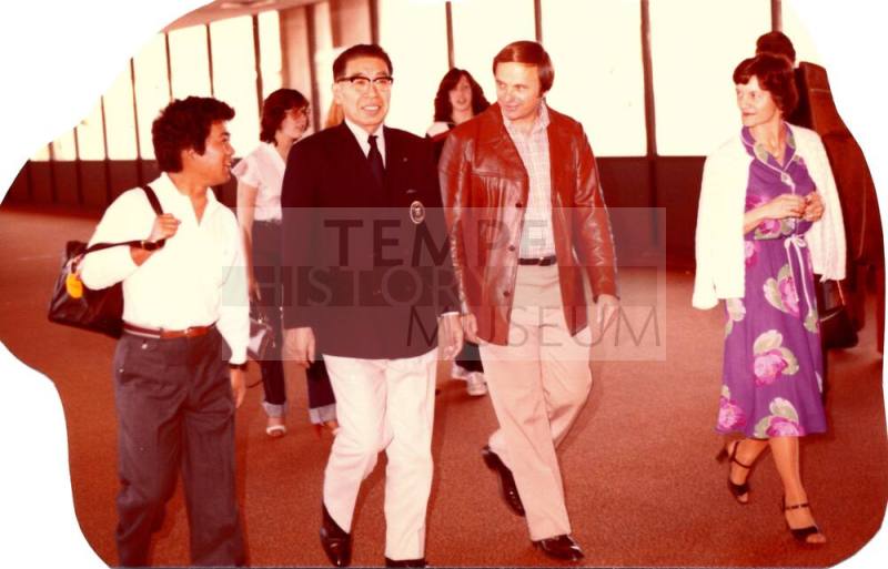 Harry Mitchell meets with Shojiro Ozu at Sky Harbor Airport #1