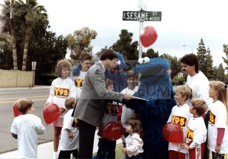 Harry Mitchell and Y95 Event on Sesame Street Tempe #2