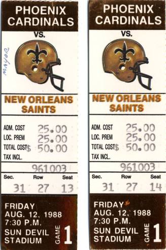 Phoenix Cardinals (Arizona Cardinals) vs. New Orleans Saints Tickets
