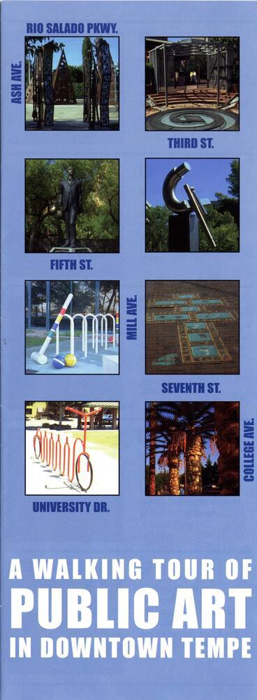 Public Art Walking Tour Map of Tempe