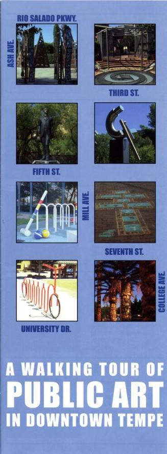 Public Art Walking Tour Map of Tempe
