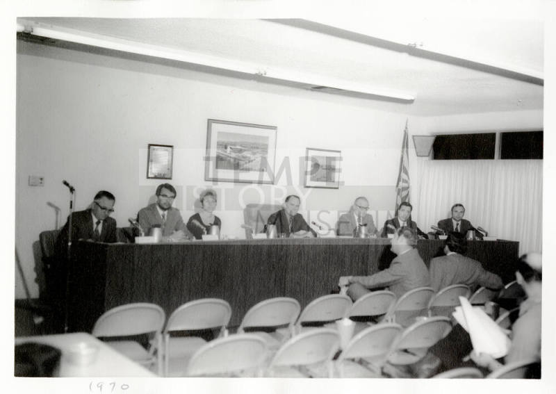 City Council Chambers in Danelle Plaza - Temporary Quarters #1