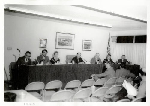 City Council Chambers in Danelle Plaza - Temporary Quarters #1