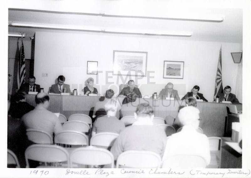 City Council Chambers in Danelle Plaza - Temporary Quarters #2