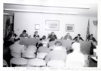City Council Chambers in Danelle Plaza - Temporary Quarters #2