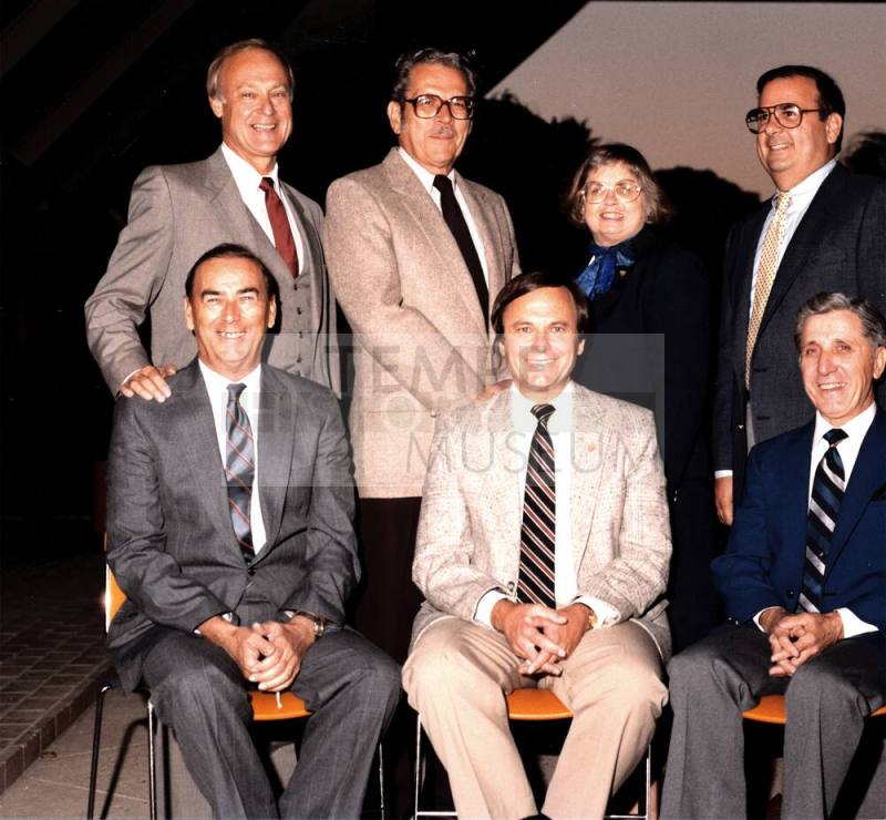 Mayor Henry Mitchell sits with City Council Members at City Hall