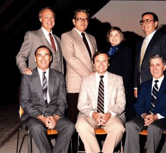 Mayor Henry Mitchell sits with City Council Members at City Hall