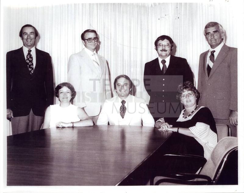 Group Photo of Harry Mitchell and other City Council Members