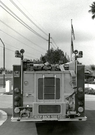 Tempe Fire Department Back of Fire Truck