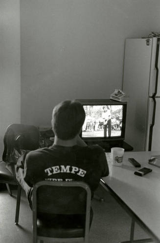 Tempe Fire Department Fireman Watching Golf
