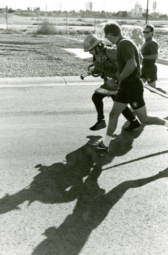 Tempe Fire Department Running Firemen