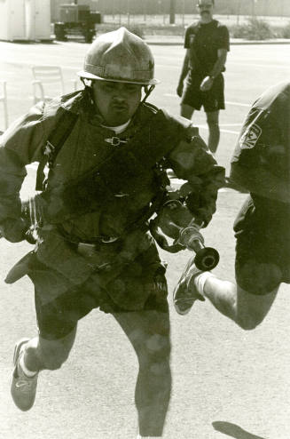 Tempe Fire Department Firemen Running