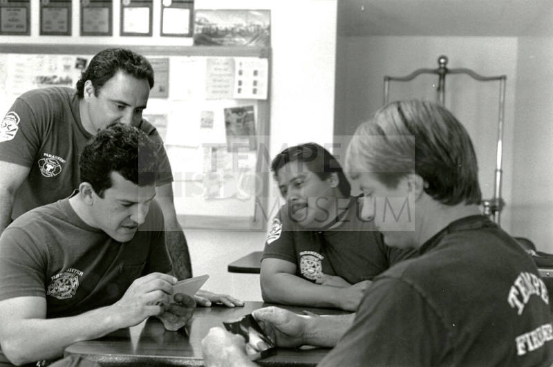 Tempe Fire Department Firemen Gathering