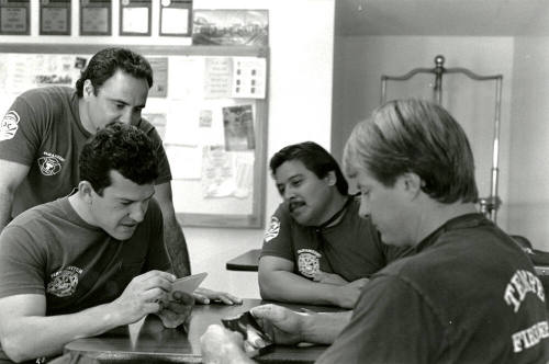 Tempe Fire Department Firemen Gathering