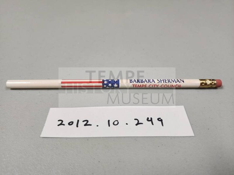 Barbara Sherman Campaign Pencil for Tempe City Council