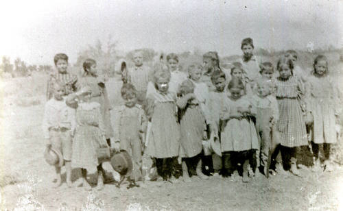 Group of Children Standing About