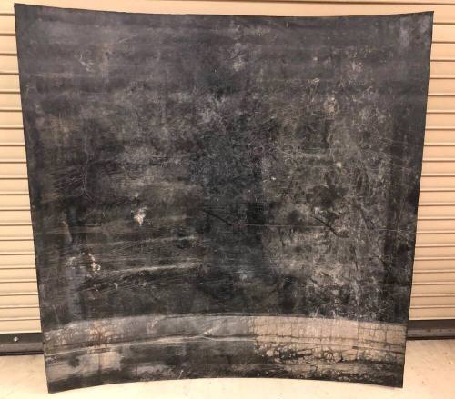 Piece of rubber from west Town Lake dam