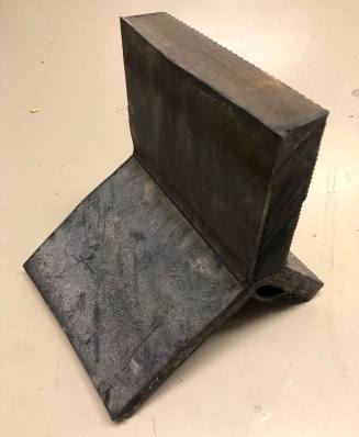 Piece of rubber from west Town Lake dam