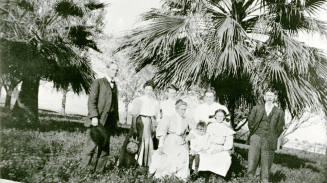 Petersen family on Petersen property