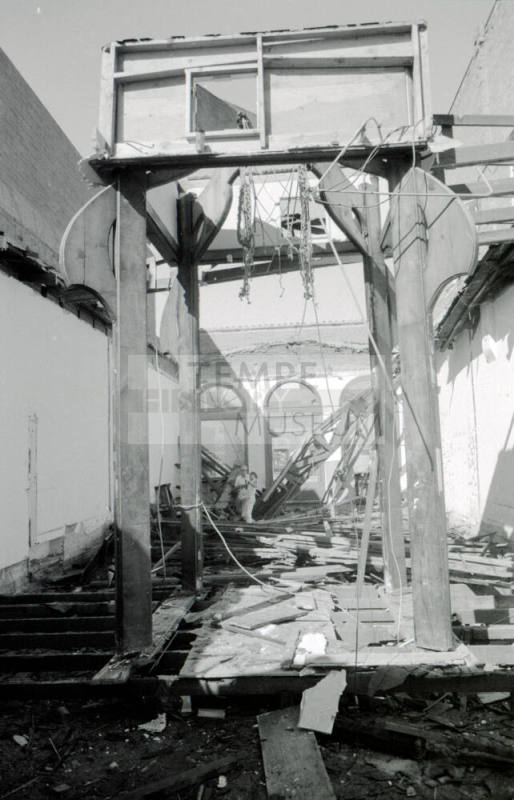 Golden Temple Restaurant Construction in the Vienna Bakery Building, 415 S.Mill Ave., Tempe