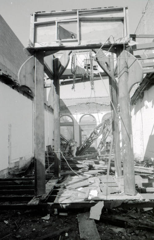 Golden Temple Restaurant Construction in the Vienna Bakery Building, 415 S.Mill Ave., Tempe