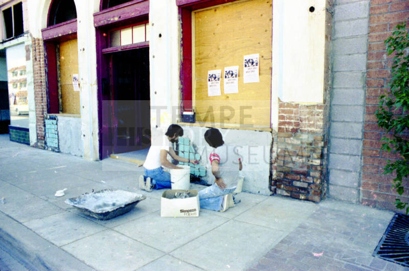 Golden Temple Restaurant Construction in the Vienna Bakery Building, 415 S.Mill Ave., Tempe