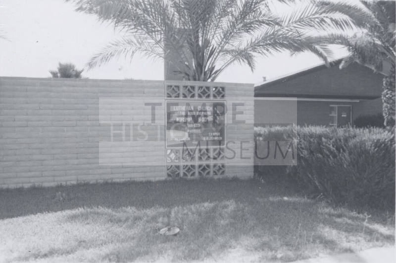 Lutheran Church of the Good Shepard - 1490 South McCallister Street, Tempe, Ariz