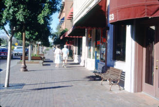 Sidewalk Scene, 400-500 Block, S. Mill Ave., Tempe