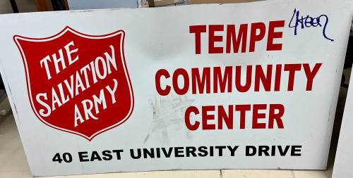 Salvation Army Tempe Community Center Signs