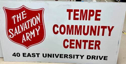 Salvation Army Tempe Community Center Signs
