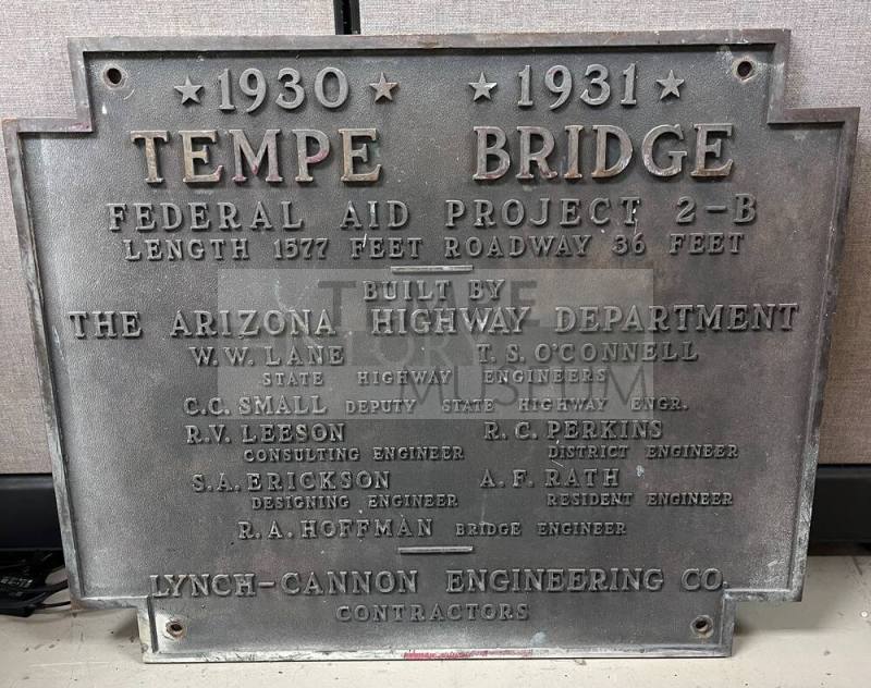 Mill Avenue Bridge Sign