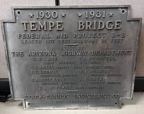 Mill Avenue Bridge Sign