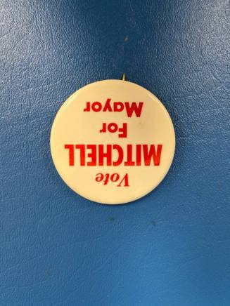 Campaign Pin/Button - Vote Harry Mitchell For Mayor
