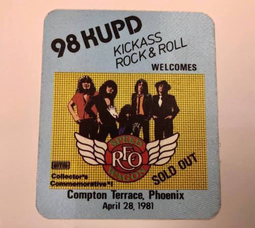 Backstage Pass, REO Speedwagon, Compton Terrace