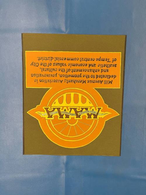 Mill Avenue Merchants Association Poster