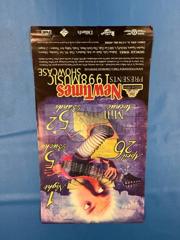 1998 Music Showcase Poster