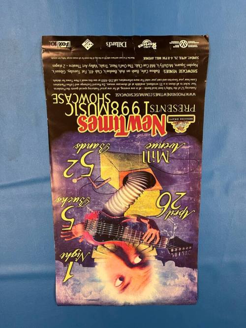 1998 Music Showcase Poster