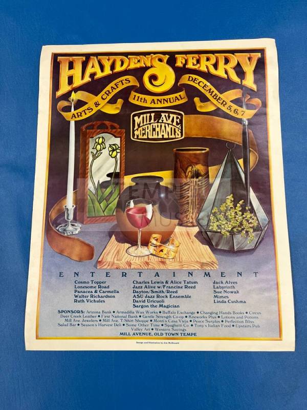 Hayden's Ferry Arts and Crafts Poster