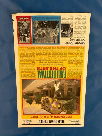 1987 Old Town Tempe Fall Festival of the Arts Poster