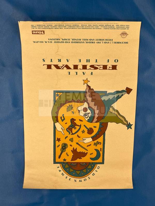 1989 Old Town Tempe Fall Festival of the Arts Poster