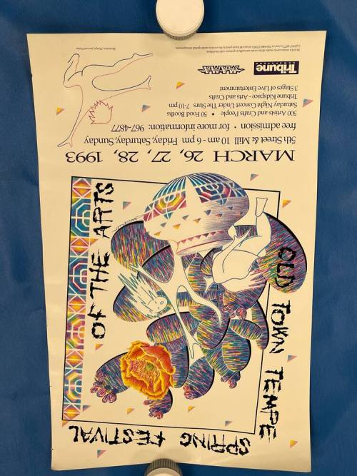 1993 Old Town Tempe Spring Festival of the Arts Poster
