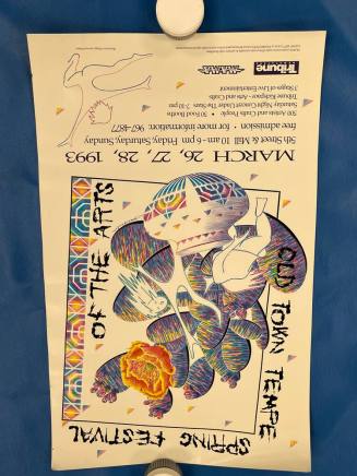 1993 Old Town Tempe Spring Festival of the Arts Poster