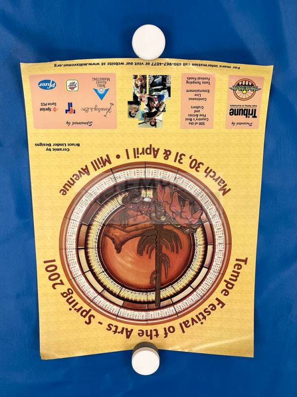 2001 Tempe Spring Festival of the Arts Poster