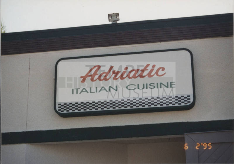 Adriatic Italian Cuisine - 1402 South Priest Drive, Tempe, Arizona